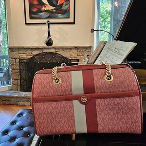 Michael Kors Bedford Signature Satchel (Rare)